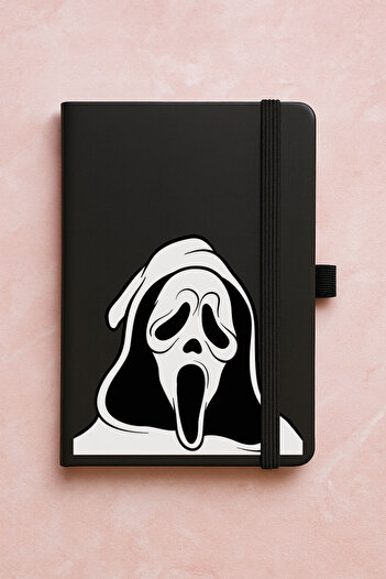Cekuonline Promotional Undated Premium Thermo Notebook Patterned 192 Sheets - Scream