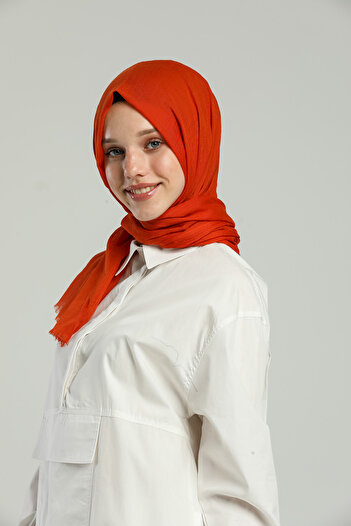 Arwella Orange Sima Dubai Shawl