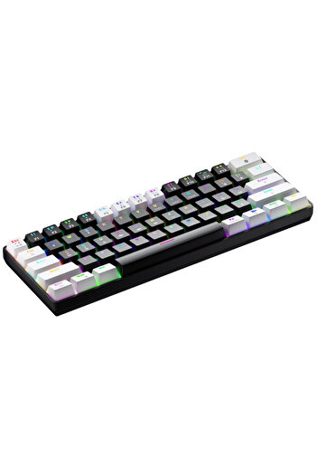Rever Mekanik RGB Işıklı Gaming Oyuncu Klavyesi Red Switch Kablolu Gamer Klavye