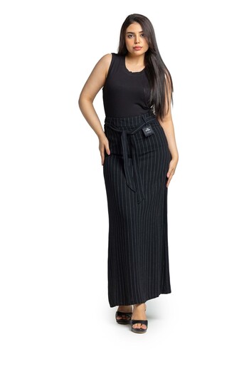 SUGA Elegance striped skirt