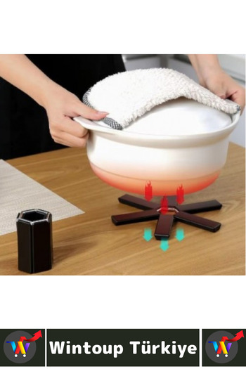 Wintoup High-Temperature Resistant, Non-Slip, Non-Stick Cookware, Does Not Damage the Table or Countertop, Foldable Trivet