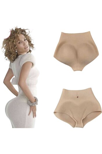 Fstyle Silicone pants, natural skin-colored silicone panty shorts, silicone corset