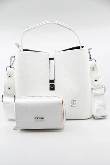 Just Polo Women's Waterproof Stylish Hand & Shoulder Bag and Wallet Combination Shopper
