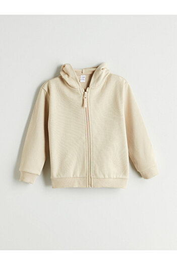 LC Waikiki Lcw Kids New Season Hooded Boys' Pique Cardigan
