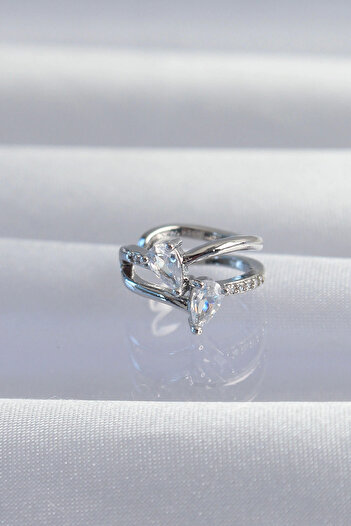 Bernami Special Brass Color Zircon Stone Drop Earcuff Earrings Deal!! !