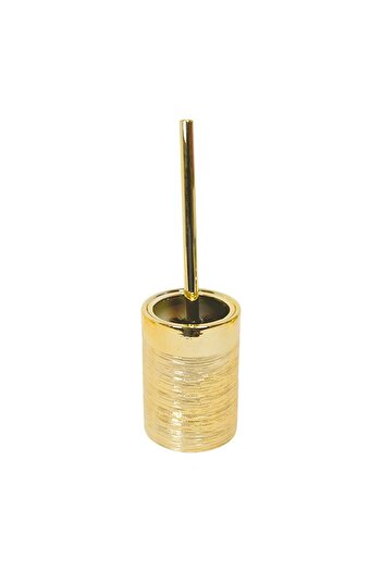 FRANDIS Ceramic and Metal WC Brush, Frandis, 10x37 cm, Gold