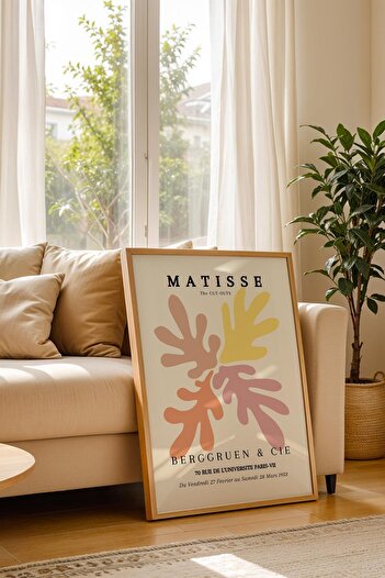 Saturn Henri Matisse the Cut-Outs Framed Painting - Eclectic Style Wall Decor