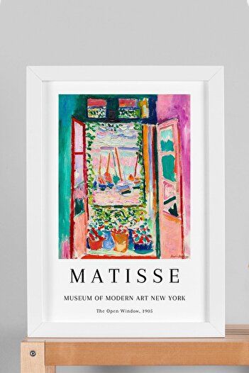 Saturn Henri Matisse the Open Window Framed Painting - Open Window - Eclectic Style Wall Decor