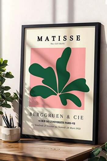 Saturn Henri Matisse the Cut-Outs Framed Painting - Eclectic Style Wall Decor