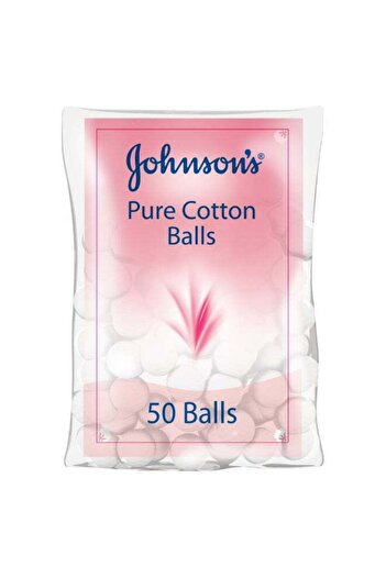 Johnson 's Baby Pure Cotton Balls 50 Piece