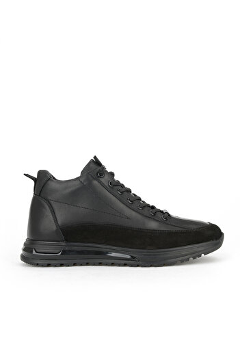 Ziya , Men's Genuine Leather Boots 1531037Z2403 Black