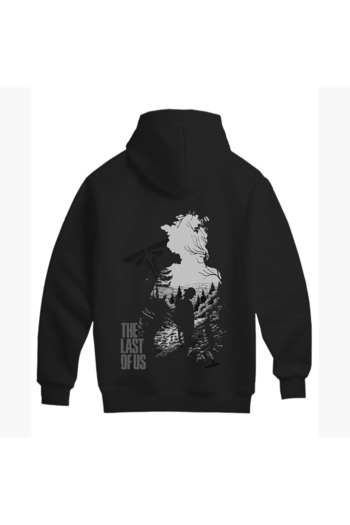 SVART WEAR THE LAST OF US ΣΧΕΔΙΑΣΜΕΝΟ ΦΟΡΕΜΑ ΜΕ ΚΑΠΑΚΙ ΥΨΗΛΗΣ ΠΟΙΟΤΗΤΑΣ ΑΠΟ ΒΑΜΒΑΚΙ (HOODIE)