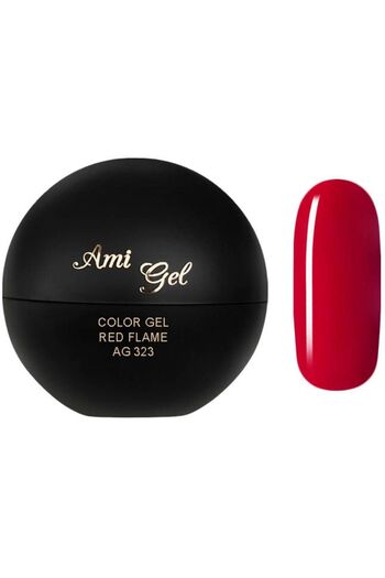 Ami Gel Gel Colorat - Soak Off Color Gel Red Flame AG323 5gr - Ami Gel