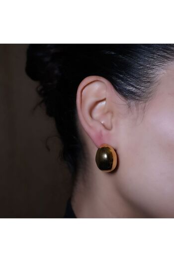 leargia Eleanor Steel Earrings