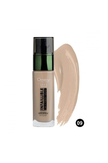 Christine soft touch infaillible 24h fresh wear foundation No.09