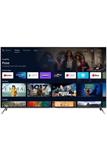 ARROW 75 In LED 4K UHD HDR Smart TV Frameless Design HDR Dolby Vision Certified Android Mo RO-75LCS