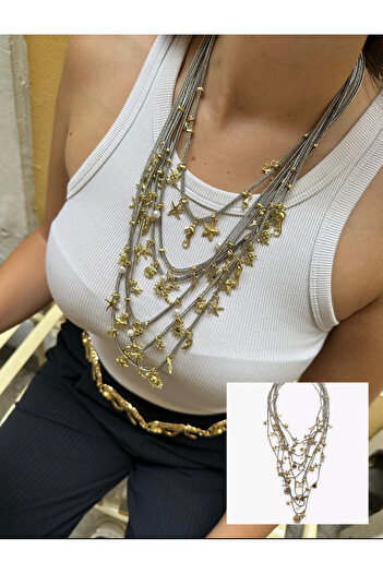 gozdeasutayaccessory Z.Ra Brand Multi Necklace