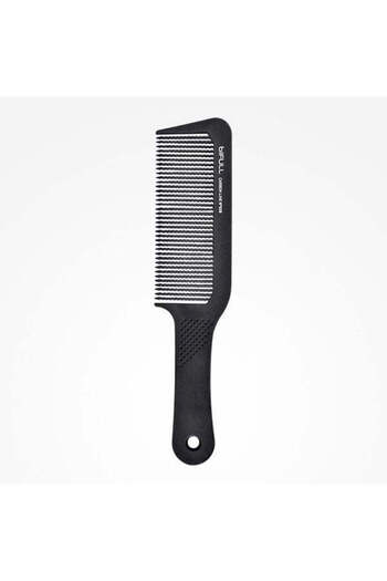 Bifull Carbon Comb for Hair Trimming with Wavy Teeth - Carbon Line - Handle Comb with Pins for Curls No. 02