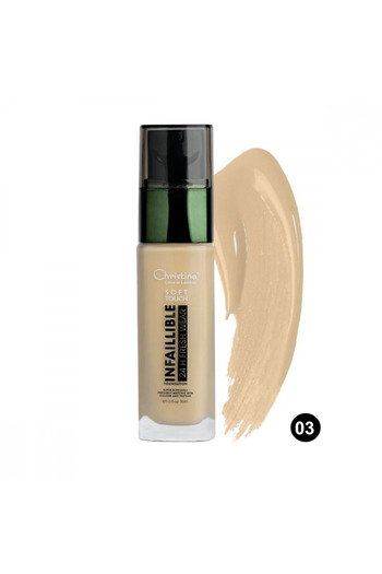 Christine soft touch infailiible 24h fresh wear foundation with primer No.03