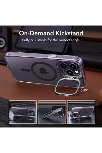 ESR Husa iPhone 14 Pro Classic Kickstand HaloLock, mov