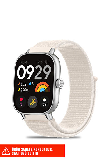 Nezih Case Redmi Watch 4 / Redmi Watch 5 Compatible Mesh Sports Velcro Practical Nylon Strap 20mm