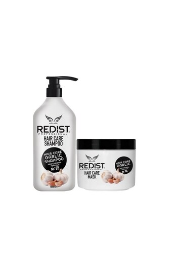 Redist Set Garlic Shampoo 1000ml + Garlic Mask 500ml + V.S Bare Vanilla Body Spray 250ml