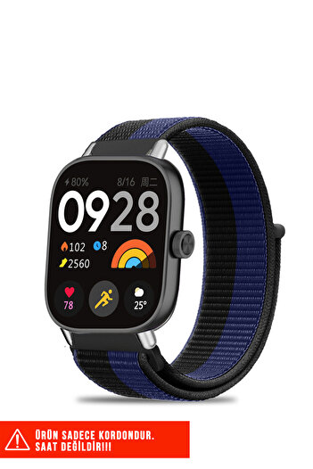 Nezih Case Redmi Watch 4 / Redmi Watch 5 Compatible Mesh Sports Velcro Practical Nylon Strap 20mm