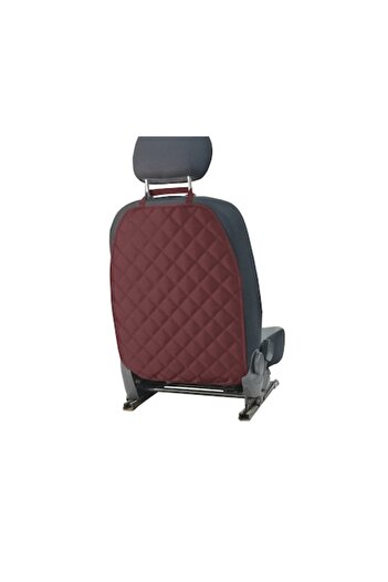 Metru Patrat Protective Quilted Car Seat Back Cover, Universal, Washable, Waterproof, Burgundy, Metru Patrat