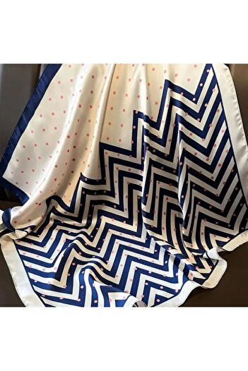 Dgt Luxury Nordic Style, Polka Dot, Breathable, Sun Protection Double-Sided Shawl, Scarf 70Cmx70Cm