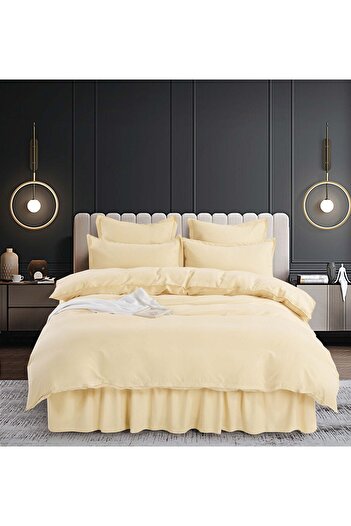 FIONNA.RO UNI Bed Linen With Ruffles - Cream