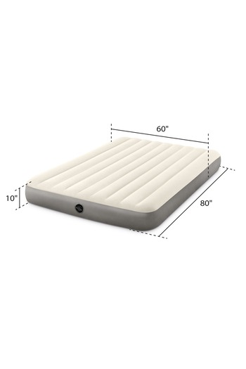 Intex Queen Dura-Beam Series Single-High Airbed