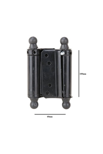 OEM Balama batanta cu arc, actionare dubla, dimensiune 100×60, negru RAL9005