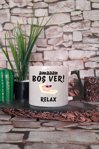 qoeuyl boutique Safe Forget It Printed Mug, Gift for a Friend, Colorful Handle Cup-Mug