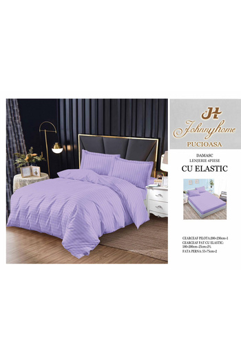 FIONNA.RO Damask Cotton Underwear With Elastic - Lilac