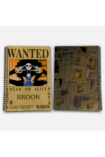 Define Moyas One Piece Brook Unlined A4 School Notebook 72 Sheets Model 1 - Straw Hat Series