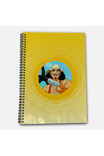 Define Moyas One Piece Usopp Striped A4 School Notebook 72 Sheets Model 3 - Straw Hat Series