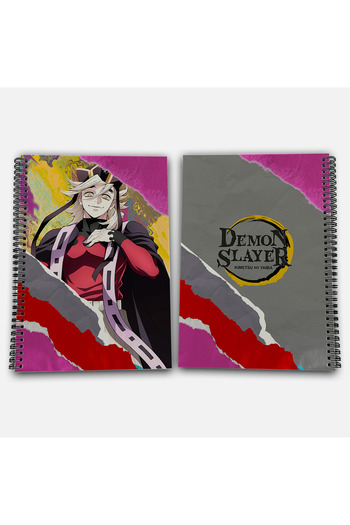 Define Moyas Demon Slayer Doma Striped A4 School Notebook 72 Sheets Model 1