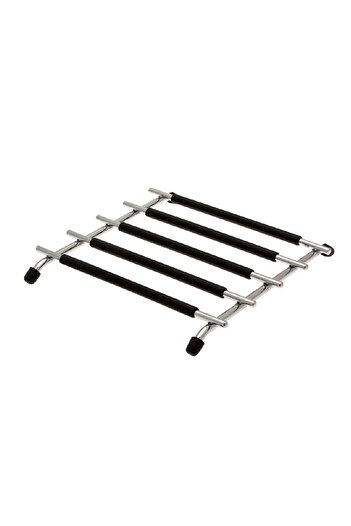 FRANDIS Hot Dish Stand, Frandis, 20x20x2.5 cm, Black Metal/Silicone