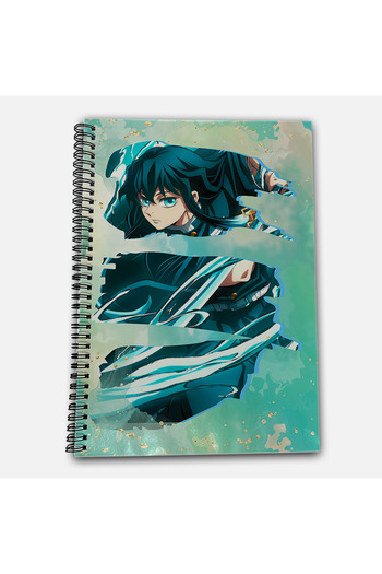 Define Moyas Demon Slayer Muichiro Unlined A4 School Notebook 72 Sheets Model 2