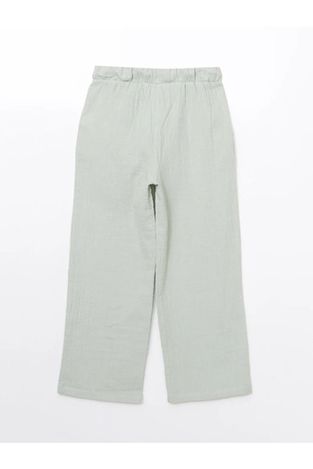 LC Waikiki Elastic Waist Textured Girl's Trousers