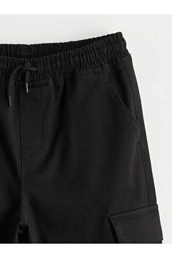 LC Waikiki Boys' Cargo Jogger Pants with Elastic Waist