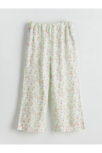 LC Waikiki Girl's Loose Trousers with Elastic Waist