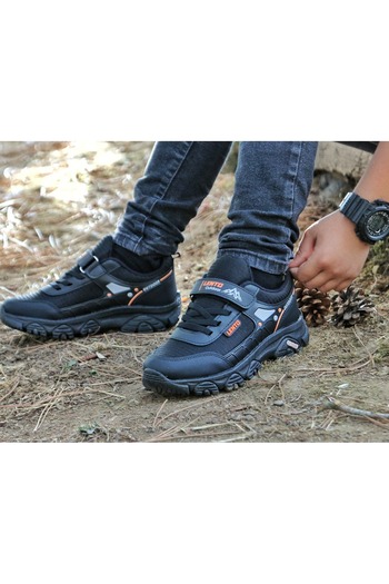 mackrock sports spor Çocuk Unisex microlight Taban Su İtici Kumaş Cırtlı Trekking Ayakkabı