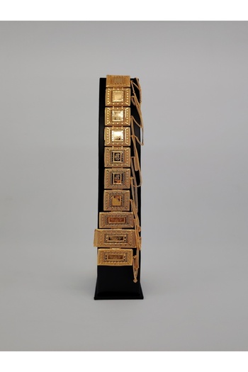 Generica 21k gold alternative busy spike belt