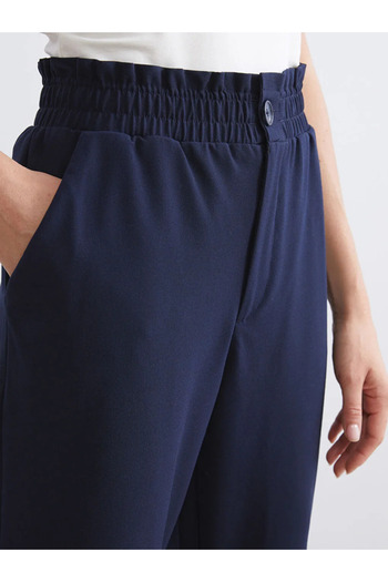 LC Waikiki Carrot Cut Women's Trousers with Elastic Waist