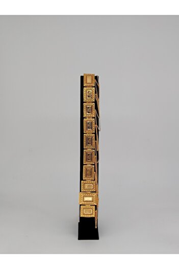 Generic 21k Gold Alternative Olive Branch Spike Belt