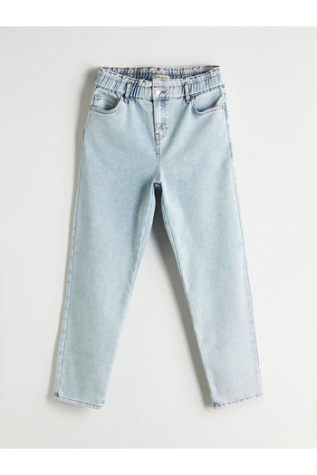 LC Waikiki Elastic Waist Slim Mom Women's Jean Trousers