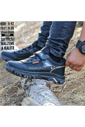 mackrock sports spor Çocuk Unisex microlight Taban Su İtici Kumaş Cırtlı Trekking Ayakkabı