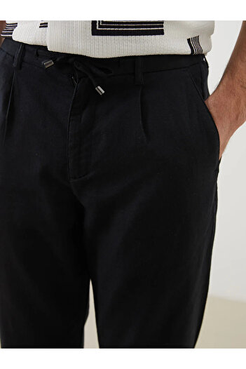 LC Waikiki Slim Fit Linen Blended Men's Trousers
