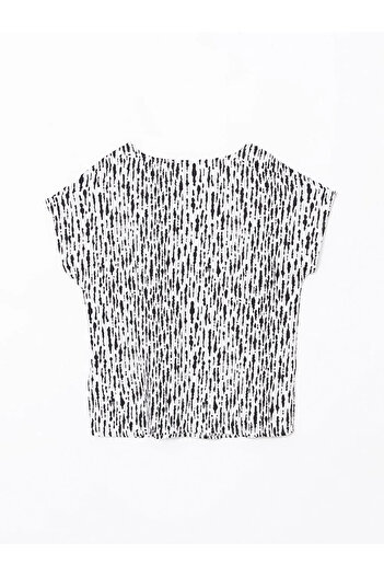 LC Waikiki Crew Neck Patterned Women's Blouse